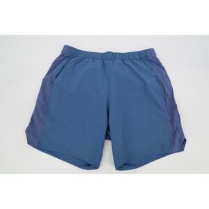Outdoor Voices Men's High Stride 7" Shorts‎ Blue Pockets Size Medium